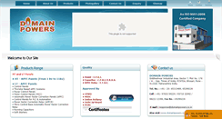 Desktop Screenshot of domainpowers.co.in